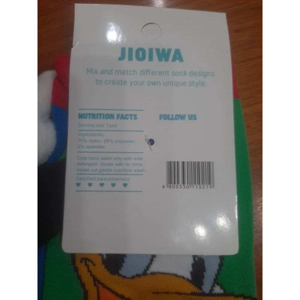 NWT Jioiwa Disney‎ Mickey Mouse Donald Duck Children's Knee High Socks